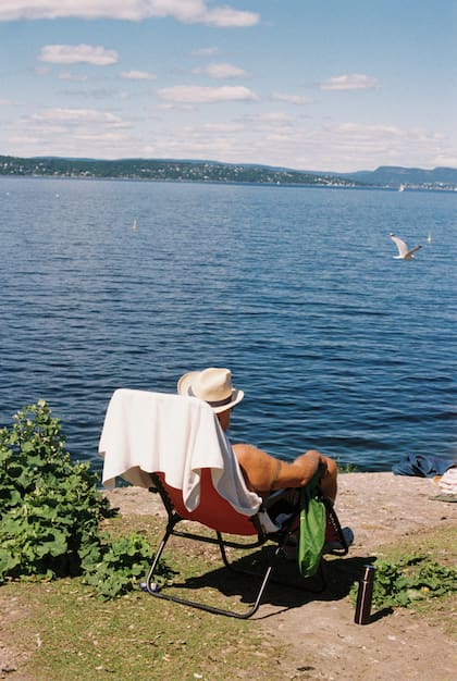Un lugar de descanso junto a un fiordo, en las afueras de Oslo, Noruega, el 20 de junio de 2026
