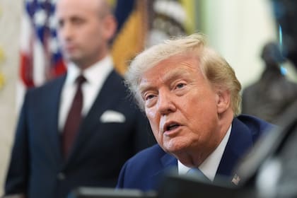 El presidente Donald Trump, en la Casa Blanca.